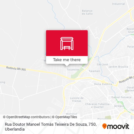 Rua Doutor Manoel Tomás Teixeira De Souza, 750 map