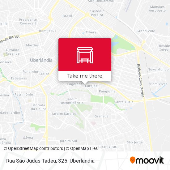 Mapa Rua São Judas Tadeu, 325
