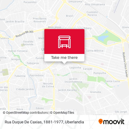Rua Duque De Caxias, 1881-1977 map