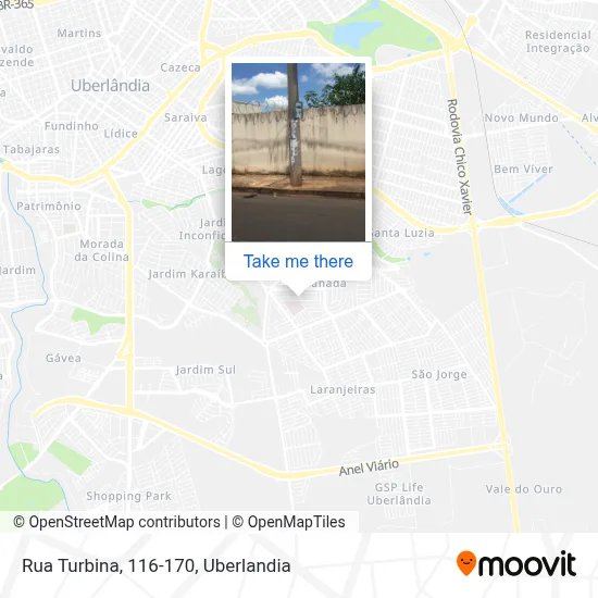 Rua Turbina, 116-170 map