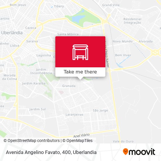 Mapa Avenida Angelino Favato, 400