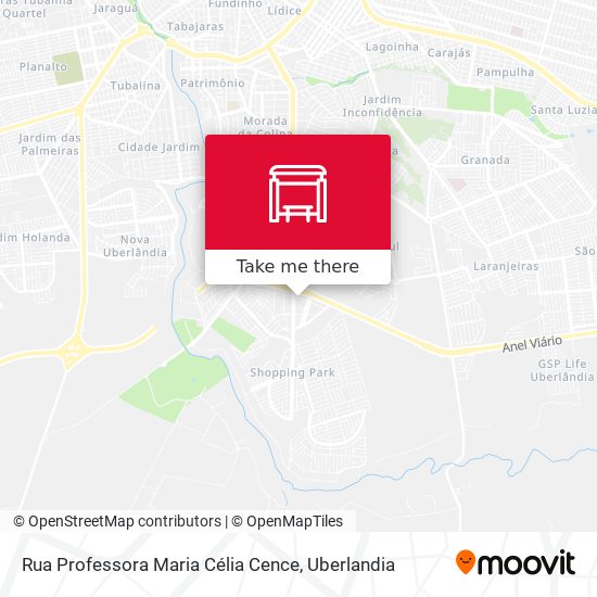 Rua Professora Maria Célia Cence map