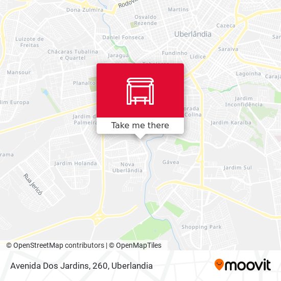 Avenida Dos Jardins, 260 map