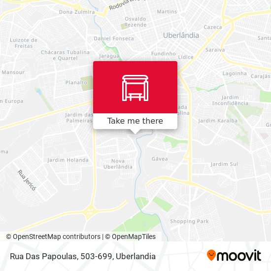 Rua Das Papoulas, 503-699 map