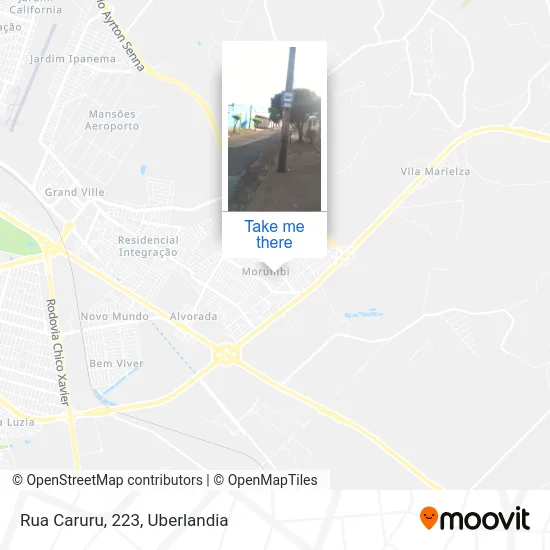 Rua Caruru, 223 map