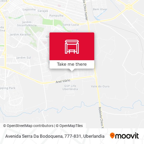 Avenida Serra Da Bodoquena, 777-831 map