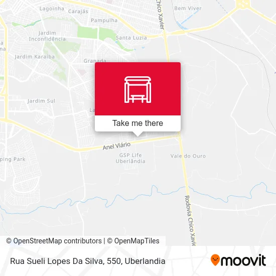 Rua Sueli Lopes Da Silva, 550 map