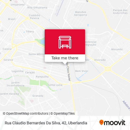 Rua Cláudio Bernardes Da Silva, 42 map
