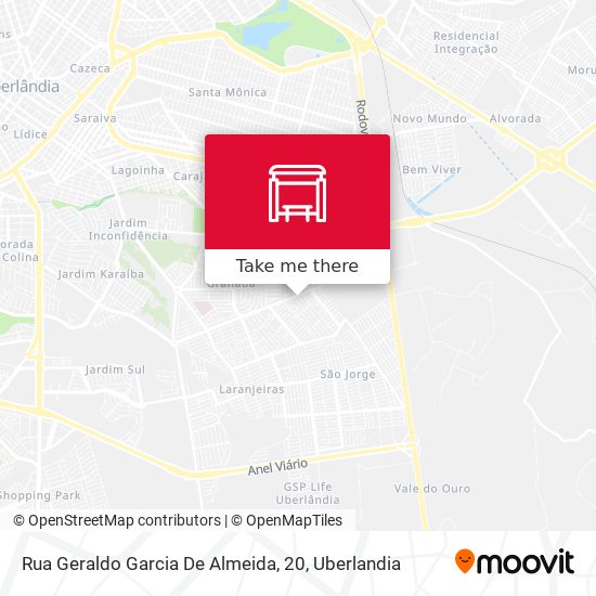 Mapa Rua Geraldo Garcia De Almeida, 20