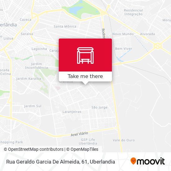 Mapa Rua Geraldo Garcia De Almeida, 61