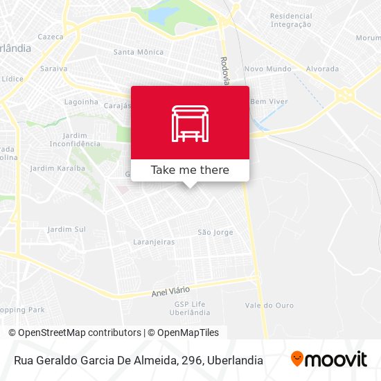 Mapa Rua Geraldo Garcia De Almeida, 296