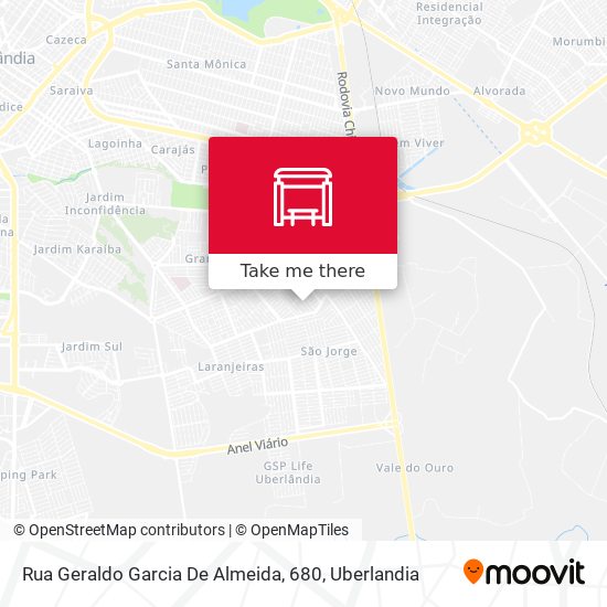 Mapa Rua Geraldo Garcia De Almeida, 680