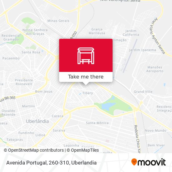 Mapa Avenida Portugal, 260-310