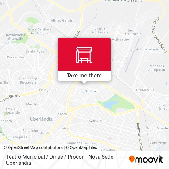 Teatro Municipal / Dmae / Procon - Nova Sede map