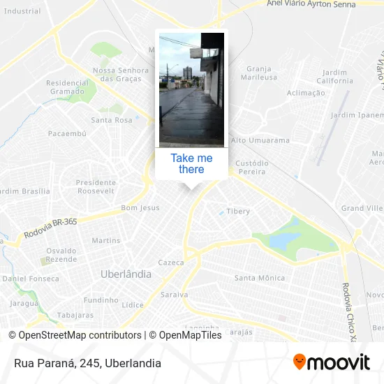 Rua Paraná, 245 map