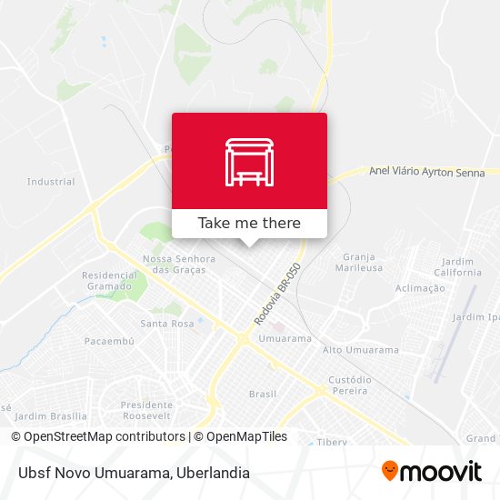 Ubsf Novo Umuarama map