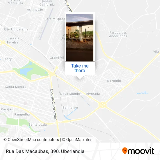 Rua Das Macaúbas, 390 map