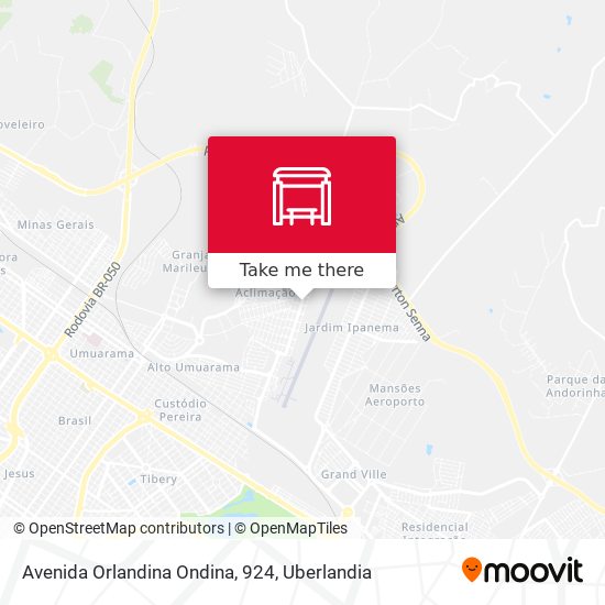 Avenida Orlandina Ondina, 924 map