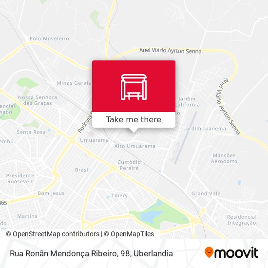 Mapa Rua Ronãn Mendonça Ribeiro, 98