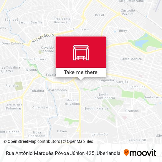 Rua Antônio Marquês Póvoa Júnior, 425 map