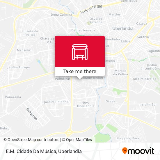 E.M. Cidade Da Música map