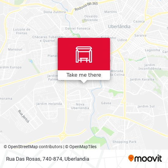Rua Das Rosas, 740-874 map