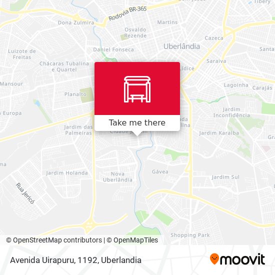 Avenida Uirapuru, 1192 map