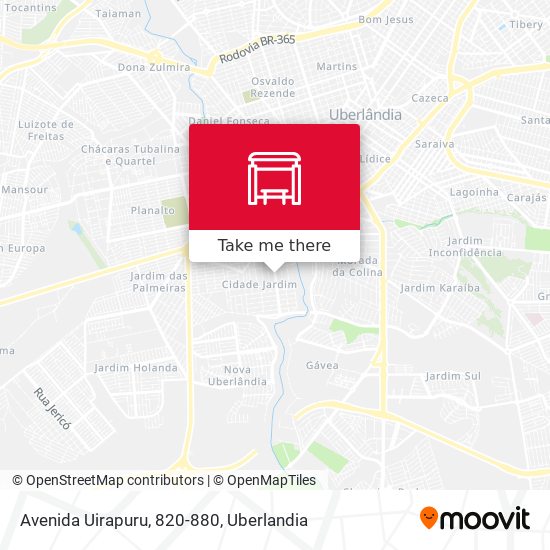Avenida Uirapuru, 820-880 map