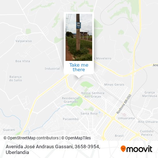 Mapa Avenida José Andraus Gassani, 3658-3954