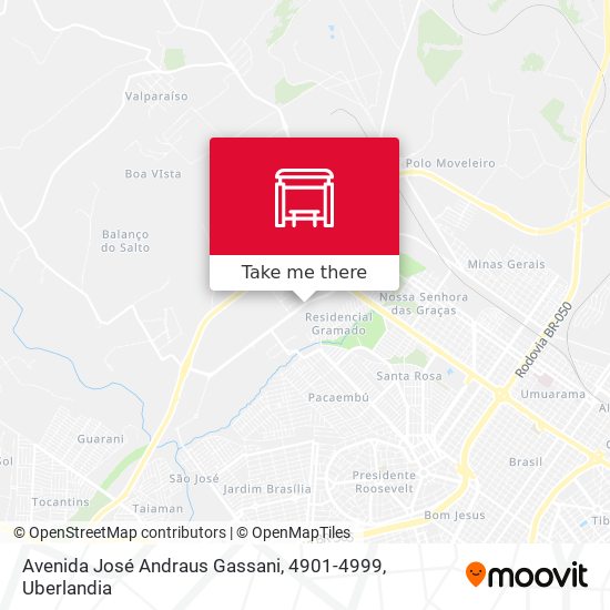 Mapa Avenida José Andraus Gassani, 4901-4999