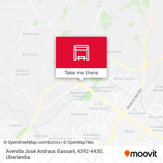 Mapa Avenida José Andraus Gassani, 4392-4430