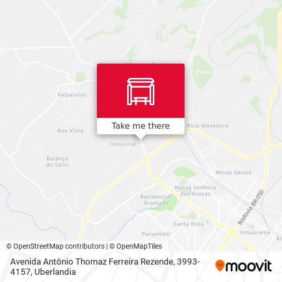 Avenida Antônio Thomaz Ferreira Rezende, 3993-4157 map