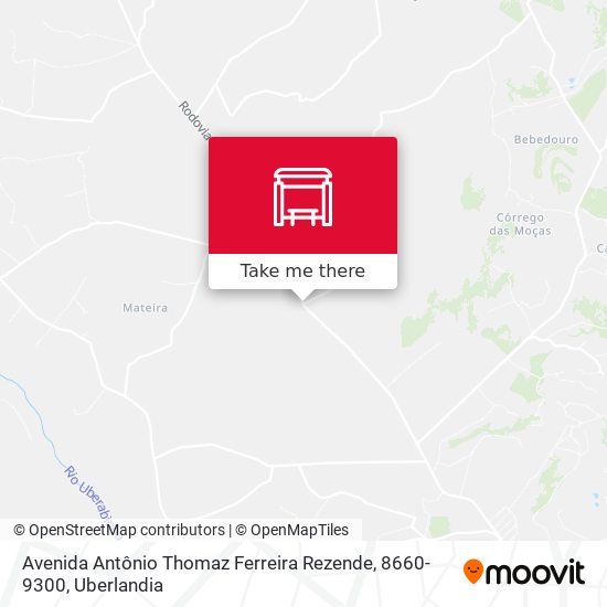 Avenida Antônio Thomaz Ferreira Rezende, 8660-9300 map