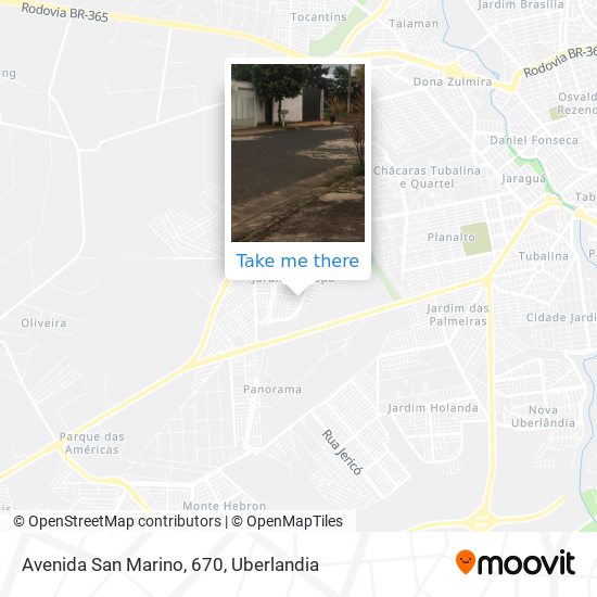 Avenida San Marino, 670 map