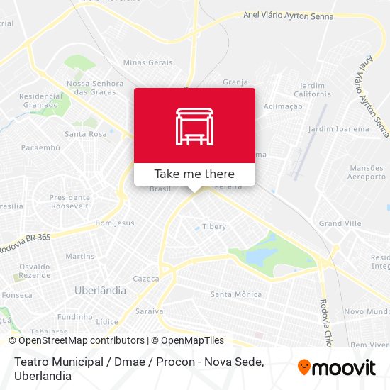 Teatro Municipal / Dmae / Procon - Nova Sede map