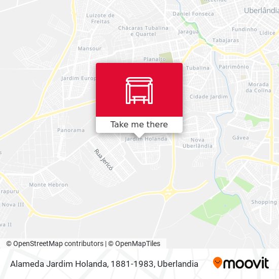 Alameda Jardim Holanda, 1881-1983 map