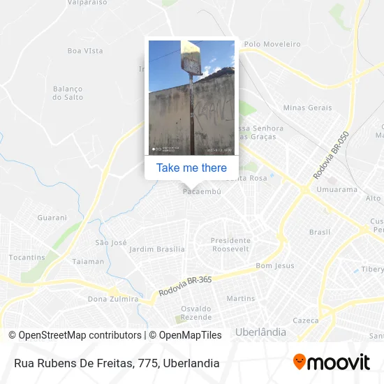 Rua Rubens De Freitas, 775 map