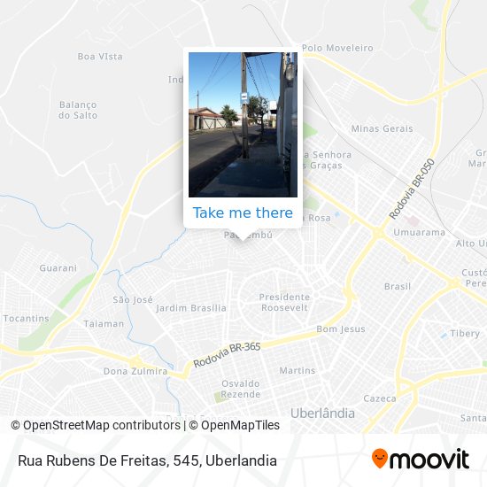 Mapa Rua Rubens De Freitas, 545