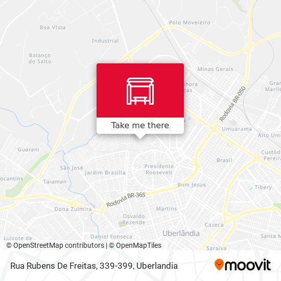 Rua Rubens De Freitas, 339-399 map