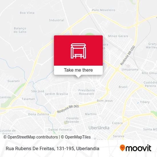 Rua Rubens De Freitas, 131-195 map