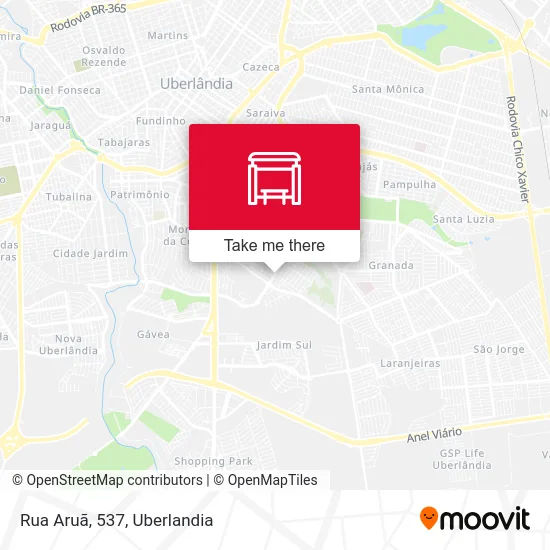 Rua Aruã, 537 map