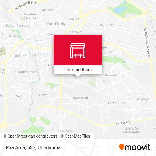 Rua Aruã, 537 map