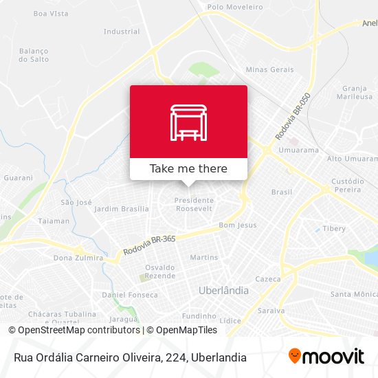 Rua Ordália Carneiro Oliveira, 224 map