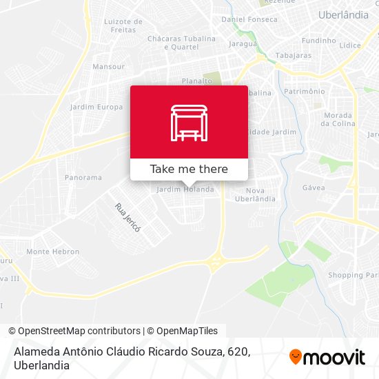 Alameda Antônio Cláudio Ricardo Souza, 620 map