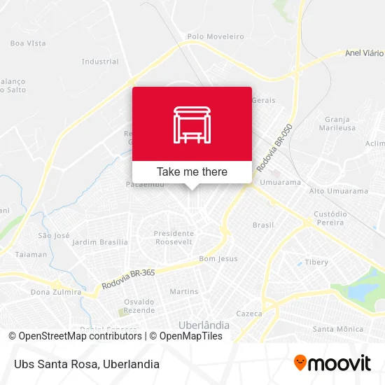 Ubs Santa Rosa map