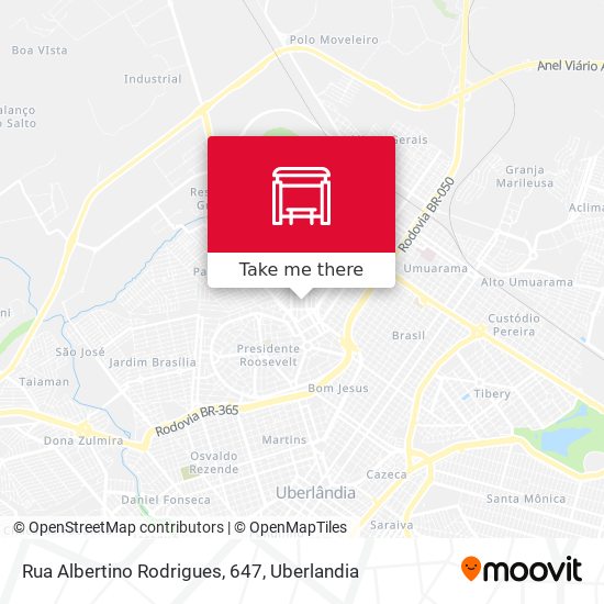Rua Albertino Rodrigues, 647 map