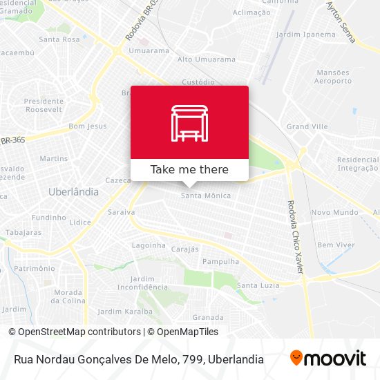 Rua Nordau Gonçalves De Melo, 799 map