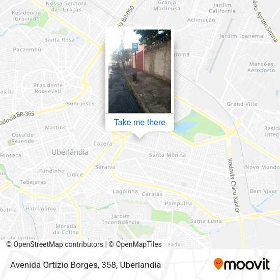Avenida Ortízio Borges, 358 map