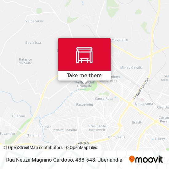 Rua Neuza Magnino Cardoso, 488-548 map