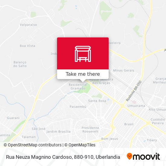 Mapa Rua Neuza Magnino Cardoso, 880-910